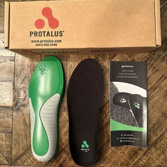 Protalus T-100 Elite Premium Insoles Men 7.5 Women 9 Arch Support Plantar Relief main image 4